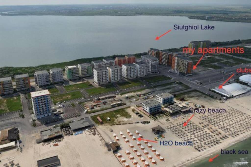 Summerland, 30M From Beach&Best Clubs, Nuba, Fratelli, Ammos Apartment Mamaia Exterior foto